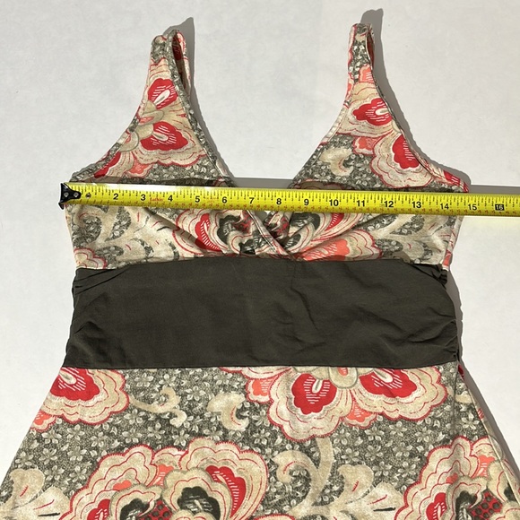 patagonia Organic Cotton Margot Sleeveless Green/Pink Floral Dress Size Medium - Picture 9 of 9